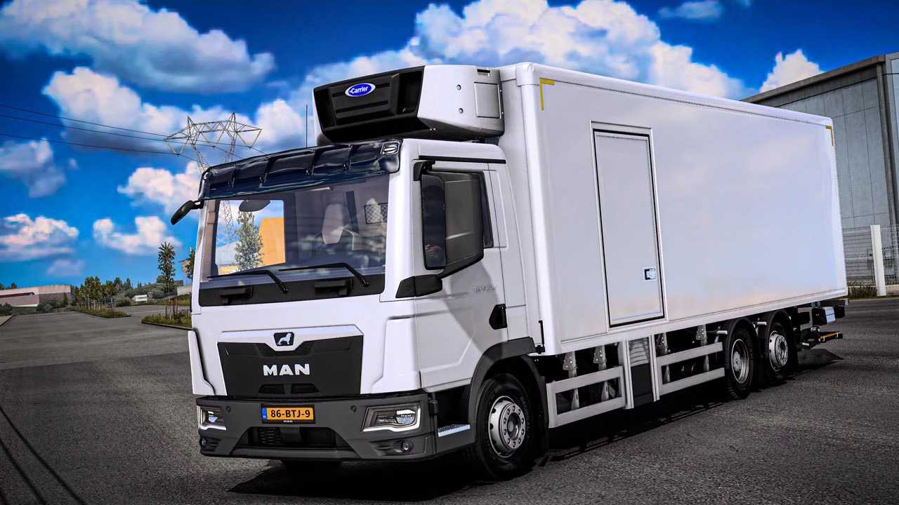 New MAN TGL 6x2 v1.55 - HQ Model, Interior and Real Sound for ETS2 1.55