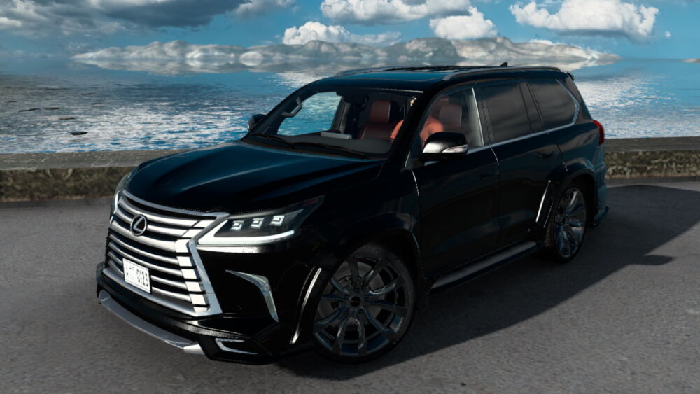 Lexus LX 570 Super Sport 2021 v2.6 (ETS2 1.55.x) — Improved Physics, 294 km/h